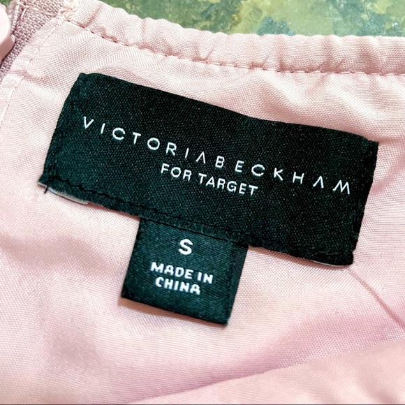 Victoria Beckham forTarget•S•NWT(partial tag)•Blush Pink/White Dress•Fully-Lined - Picture 7 of 13